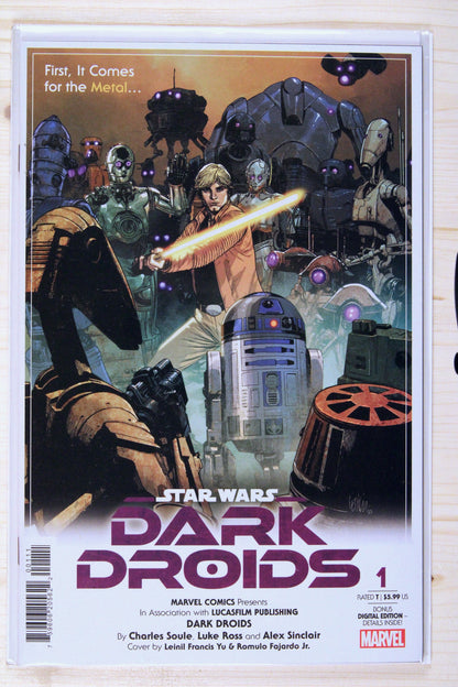 Star Wars: Dark Droids #1 – Marvel (2023) 9.6 NM+ "Star Wars" Dark Droids