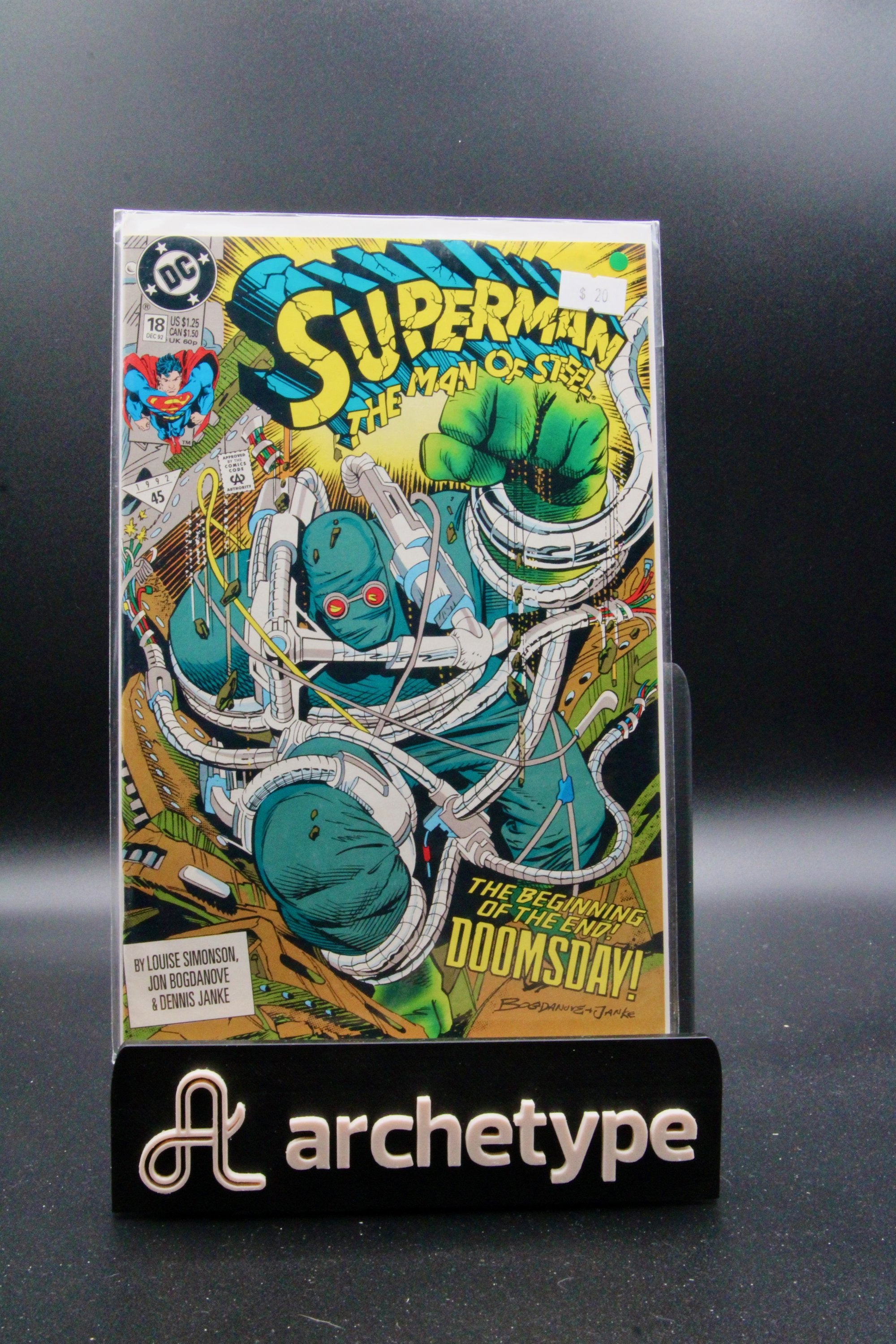 Superman: The Man of Steel #18 – DC (1992) "Superman" Death of Superman