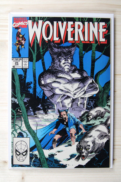 Wolverine #25 – Marvel (1990) 9.0 VF/NM Jim Lee cover