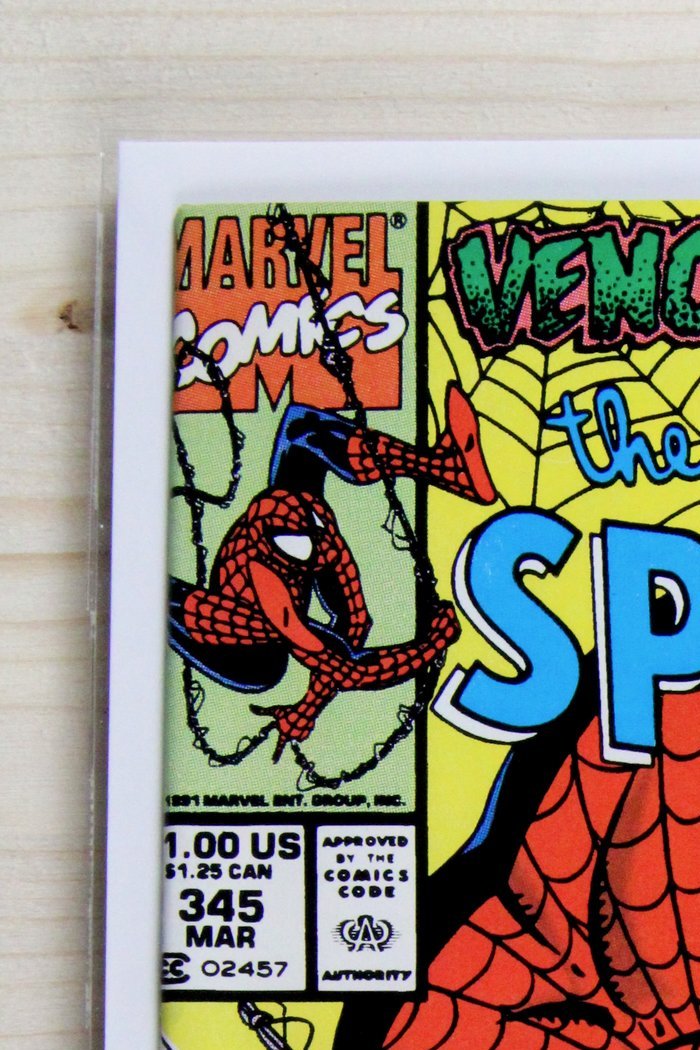 The Amazing Spider-Man #345 – Marvel (1991) 9.4 NM Erik Larsen art | Newsstand