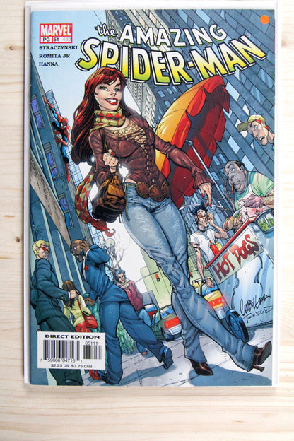 The Amazing Spider-Man #492 – Marvel (2003) 9.4 NM Spider-Man No More! | John Romita art | Stan Lee story