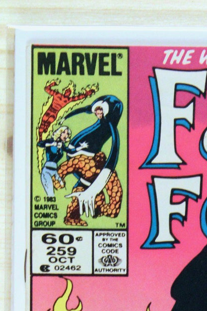 Fantastic Four #259 – Marvel (1983) 8.5 VF+ John Byrne story | Newsstand Edition