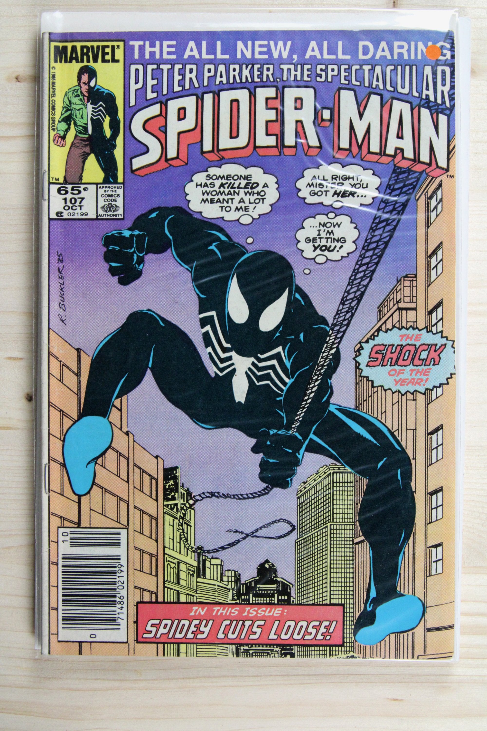 The Spectacular Spider-Man #107 – Marvel (1985) 7.0 FN/VF Newsstand