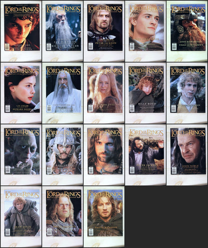 Lord of the Rings Fan Club Magazine #1-17 (2003) Full Run