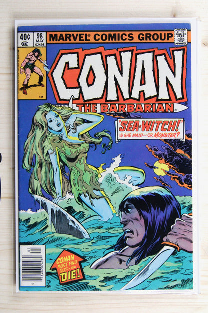 Conan the Barbarian #98 – Marvel (1979) 7.5 VF- Newsstand Edition