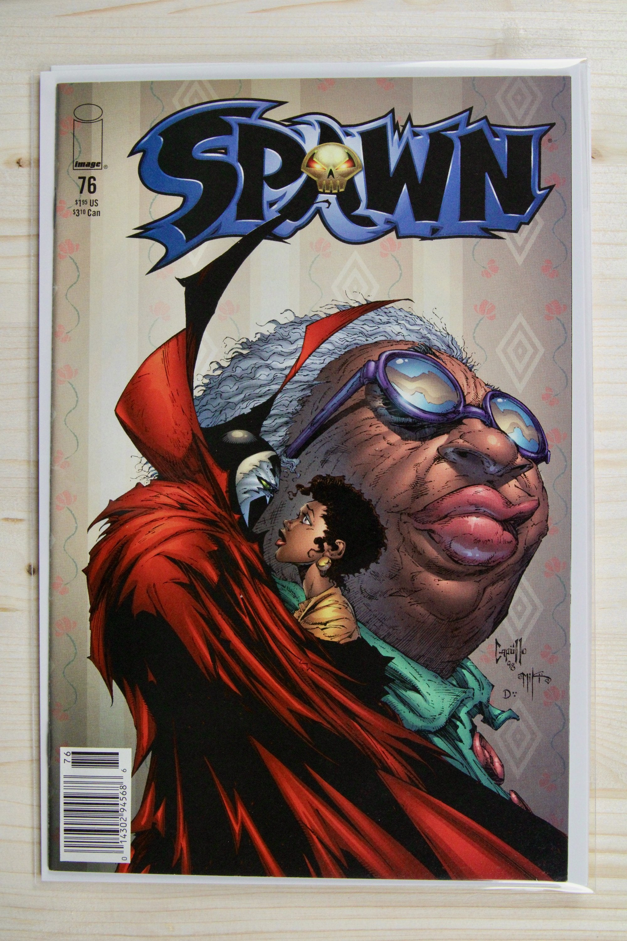 Spawn #76 – Image (1998) 9.4 NM Greg Capullo cover | Todd McFarlane story | Newsstand