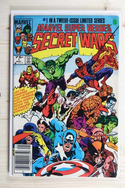 Marvel Super Heroes Secret Wars #1 – Marvel (1984) 8.0 VF Secret Wars | Newsstand Edition