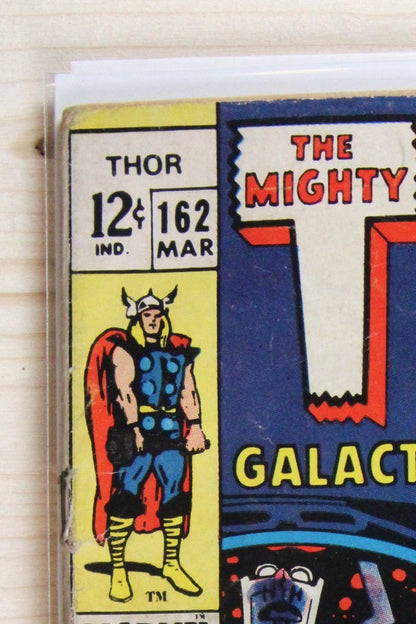 Thor #162 – Marvel (1969) 2.5 GD+ Jack Kirby art | Stan Lee story