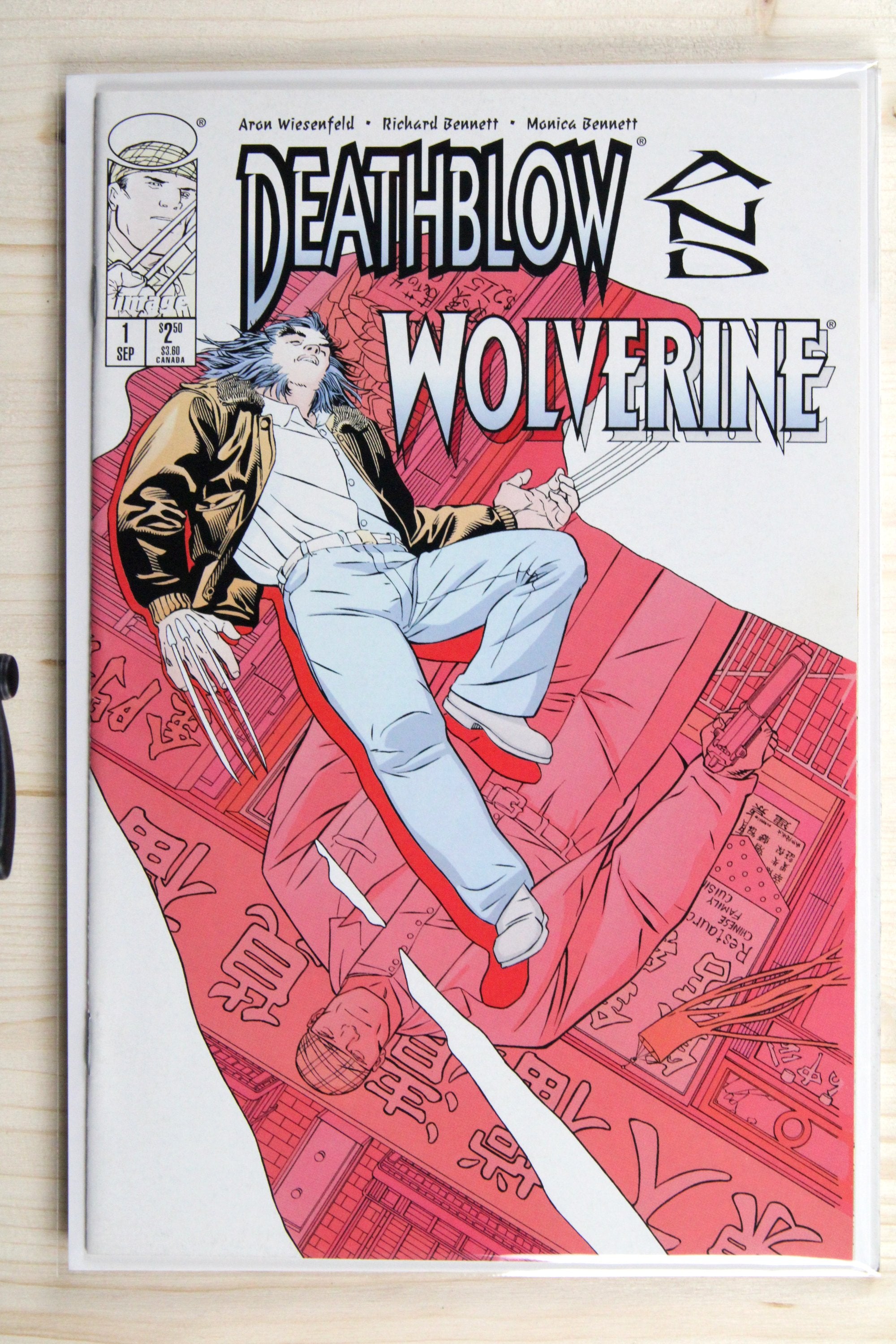 Deathblow / Wolverine #1 – Image (1997) 9.0 VF/NM Jim Lee story