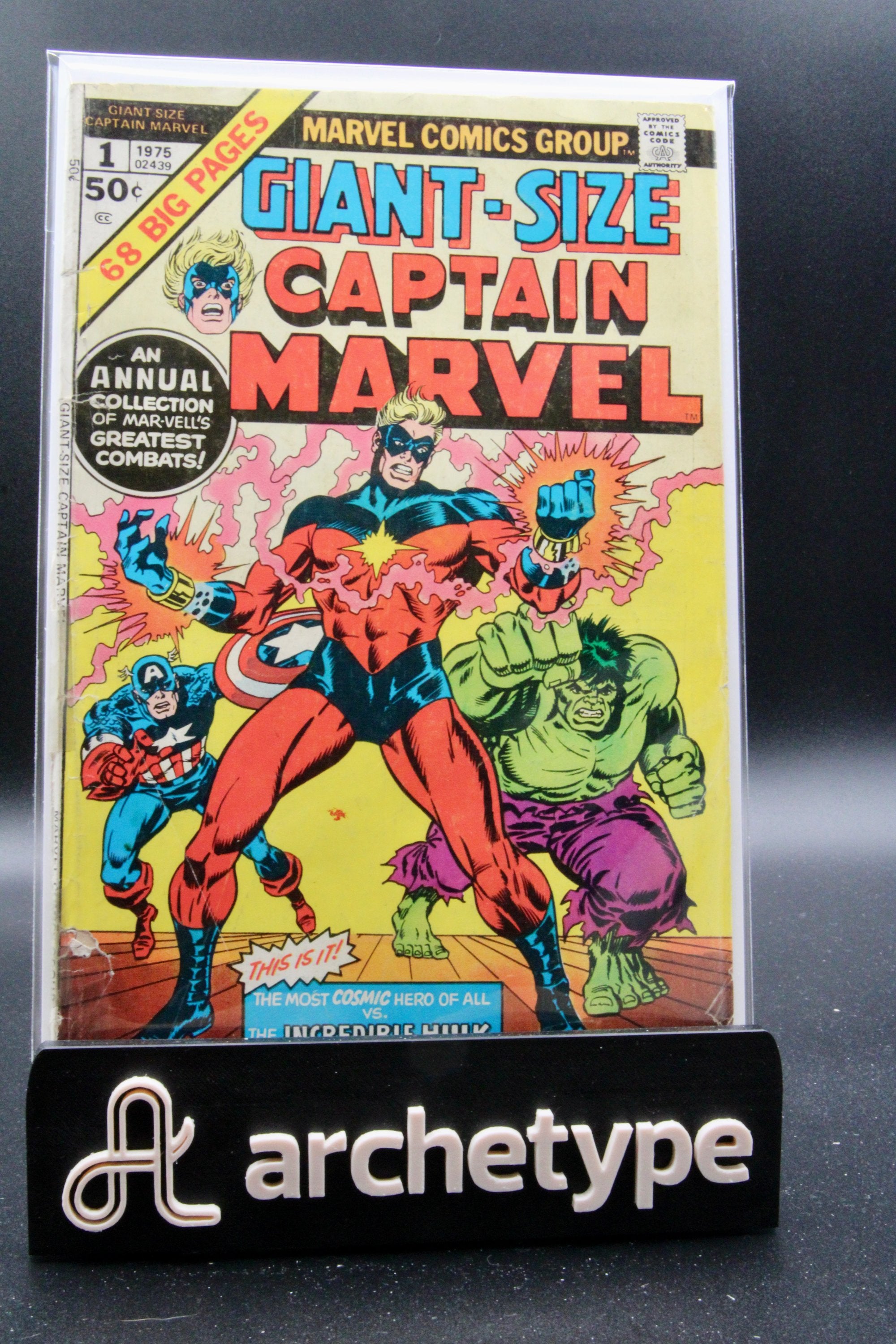 Giant-Size Captain Marvel #1 – Marvel (1975) 4.5