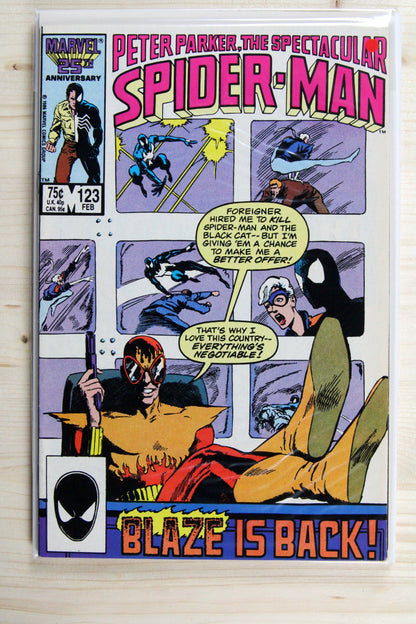 Peter Parker, the Spectacular Spider-Man #123 – Marvel (1987) 8.0 VF