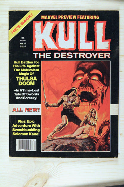Marvel Preview: Kull the Destroyer #19 – Marvel (1977) 7.5 VF-