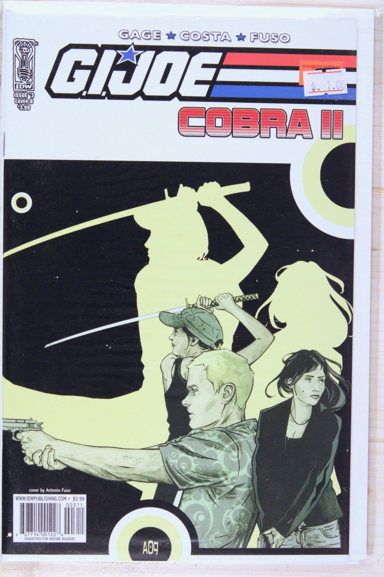 G.I. Joe: Cobra II #3 – IDW Publishing (2010) 9.6 NM+ Cover B variant