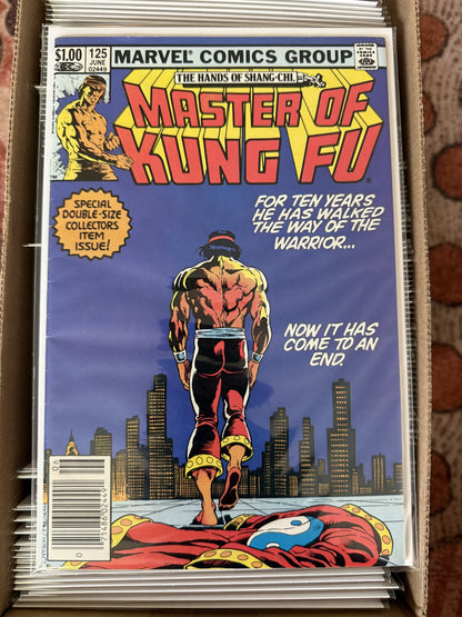 Shang-Chi, Master of Kung Fu #17-125 + King Sized & Annuals – Marvel (1975) (114 Issues)
