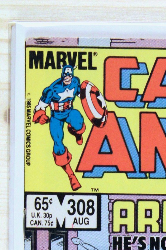 Captain America #308 – Marvel (1985) 8.0 VF "Marvel Super Heroes" Secret Wars II | John Byrne cover