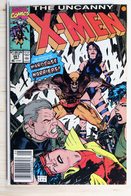 The Uncanny X-Men #261 – Marvel (1990) 9.0 VF/NM Chris Claremont story | Jim Lee cover | Newsstand