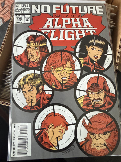 Alpha Flight #1-129 – Marvel (1983) Mega Lot of 73 Unique Issues