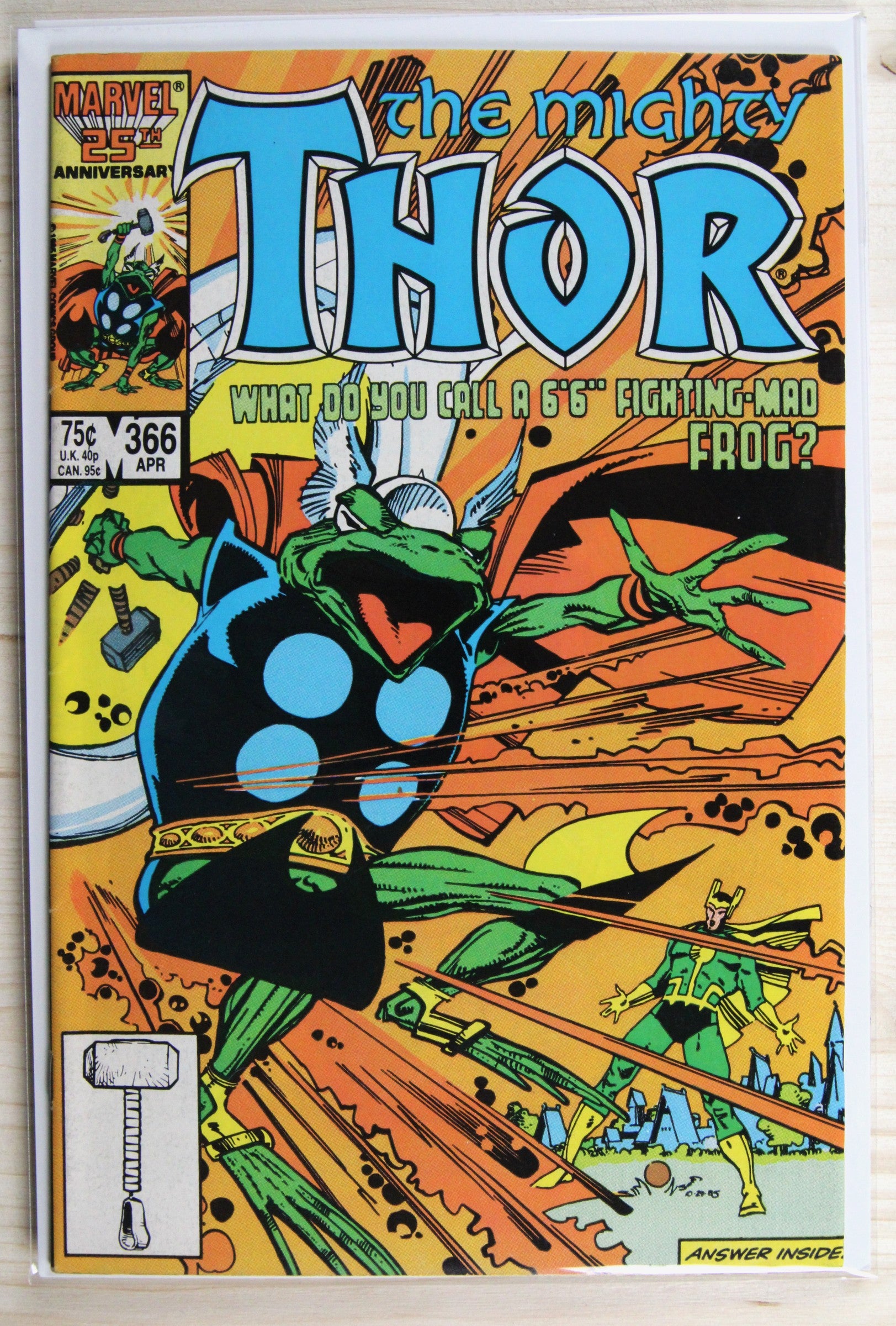 Thor #366 – Marvel (1986) 8.5 VF+