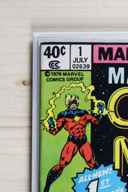 Marvel Spotlight #1 – Marvel (1979) 9.2 NM- "Captain Marvel" Battle of Titan | Newsstand Edition