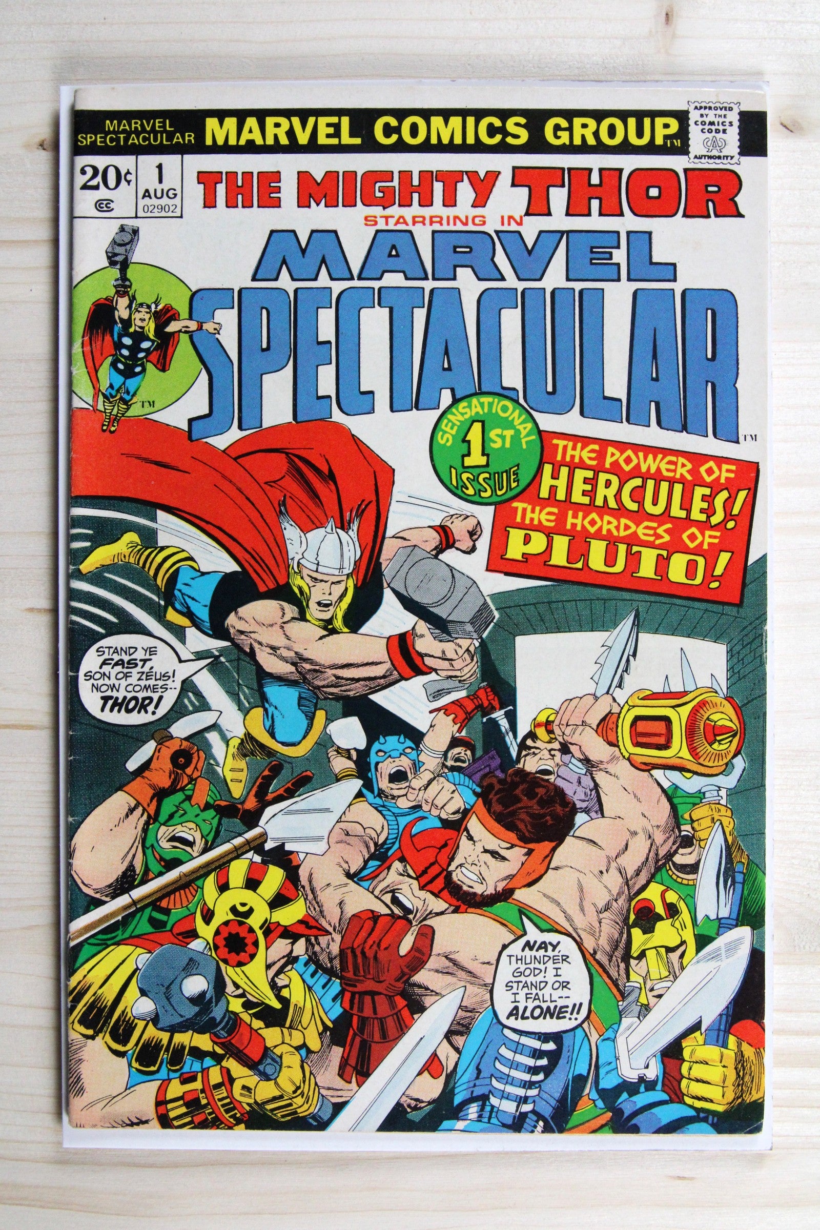 Marvel Spectacular #1 – Marvel (1973) 7.5 VF- Jack Kirby art | Stan Lee story