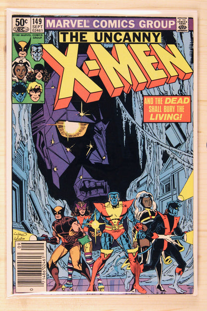 The Uncanny X-Men #149 – Marvel (1981) 9.0 VF/NM Chris Claremont story | Newsstand Edition