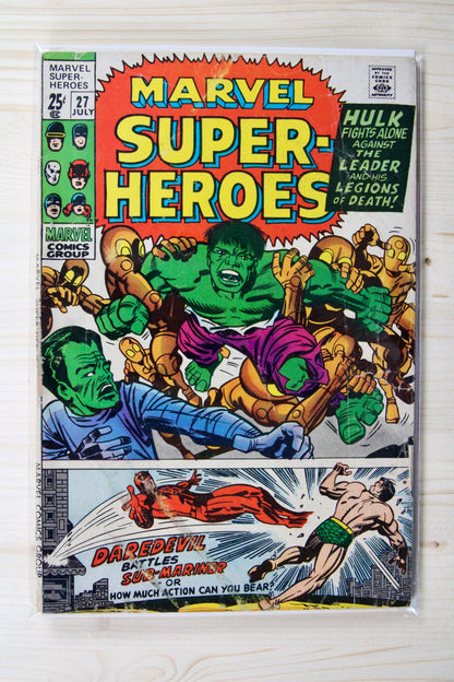 Marvel Super-Heroes #27 – Marvel (1970) 4.0 VG
