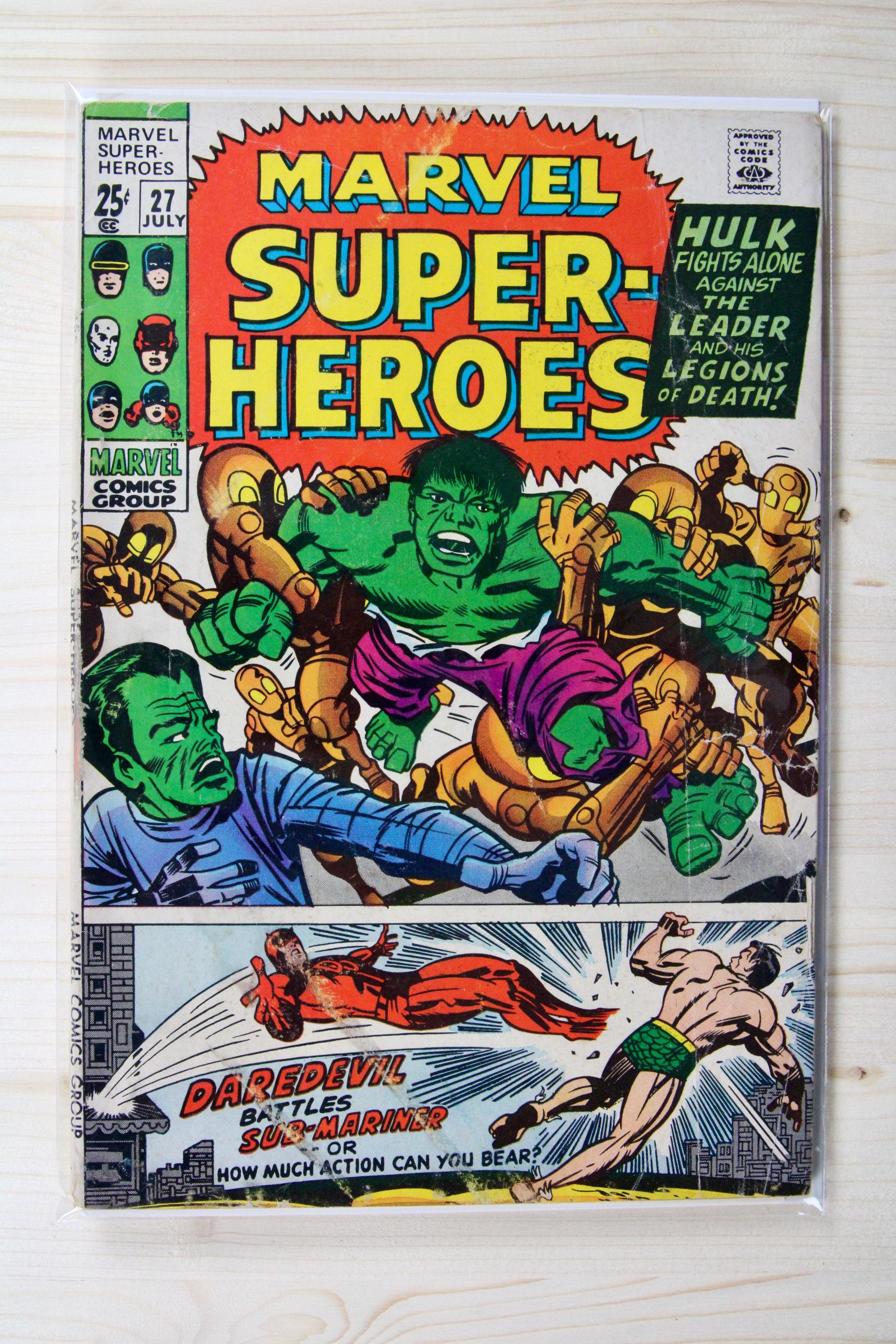 Marvel Super-Heroes #27 – Marvel (1970) 4.0 VG