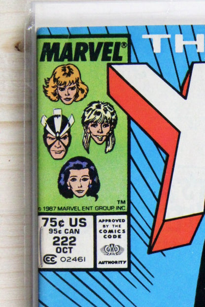The Uncanny X-Men #222 – Marvel (1987) 9.0 VF/NM Chris Claremont story | Marc Silvestri art | Newsstand