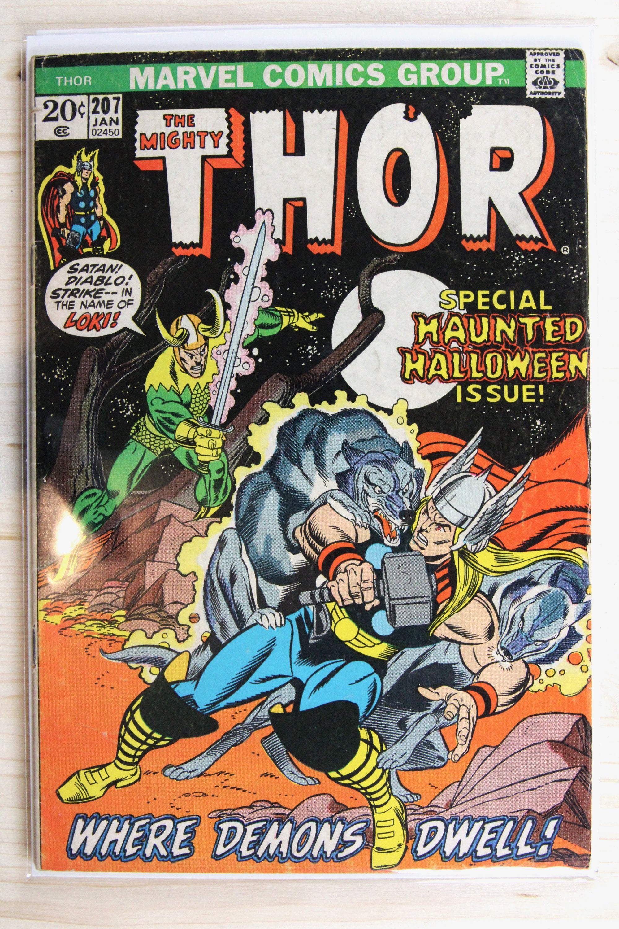 Thor #207 – Marvel (1973) 5.0 VG/FN