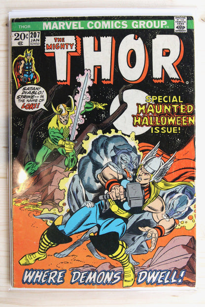 Thor #207 – Marvel (1973) 5.0 VG/FN