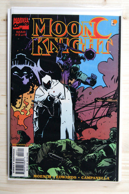 Moon Knight #3 – Marvel (1998) 9.2 NM- David Finch cover | John Romita cover