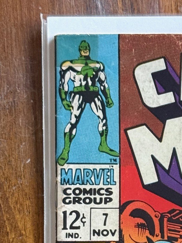Captain Marvel #7 – Marvel (1968) 6.0 FN