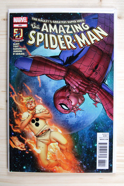 The Amazing Spider-Man #681 – Marvel (2012) 9.4 NM Klaus Janson cover