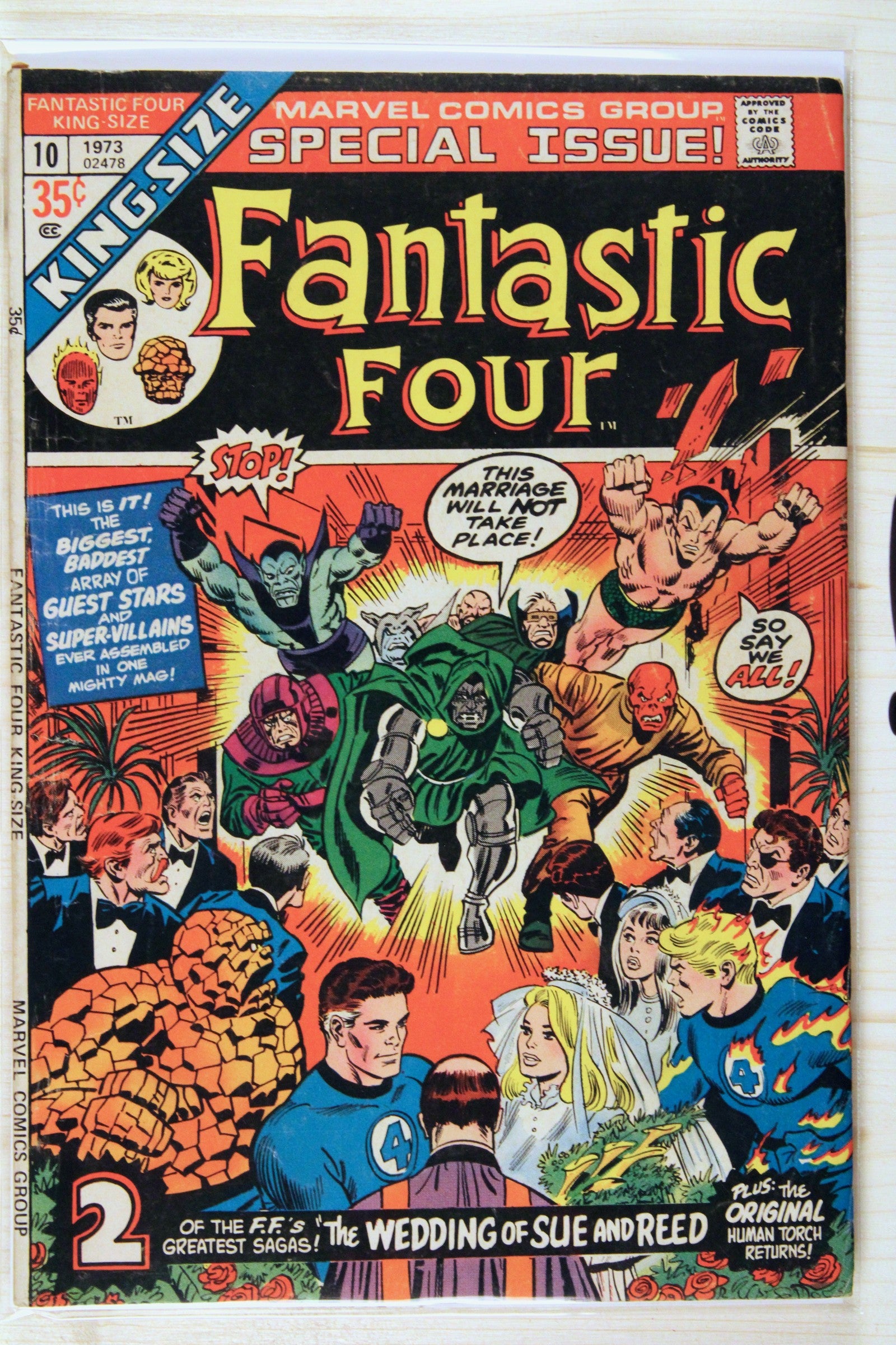 Fantastic Four King-Size Special Issue #10 – Marvel (1973) 5.5 FN-