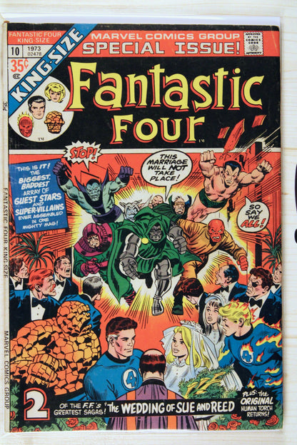 Fantastic Four King-Size Special Issue #10 – Marvel (1973) 5.5 FN-