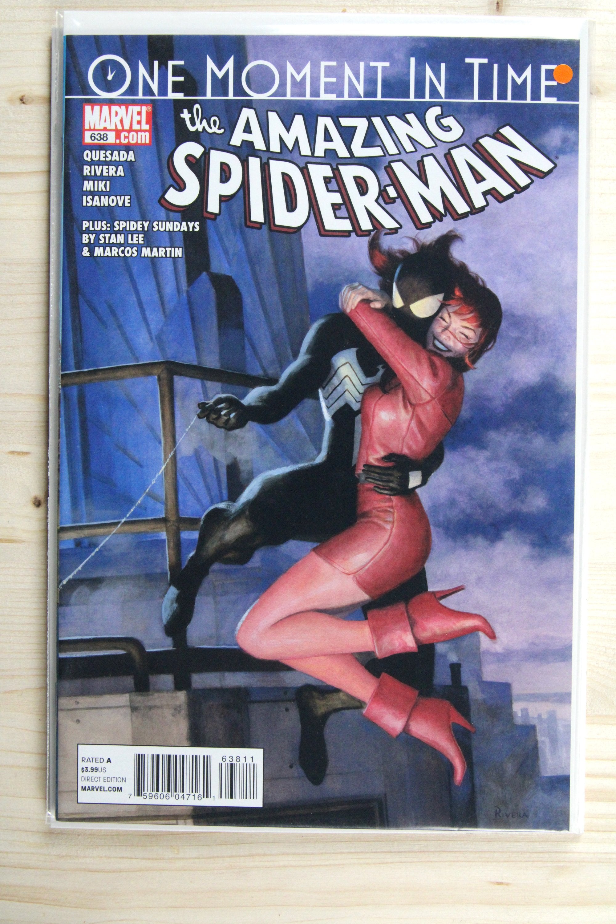 The Amazing Spider-Man #638 – Marvel (2010) 9.4 NM One Moment in Time | Stan Lee story