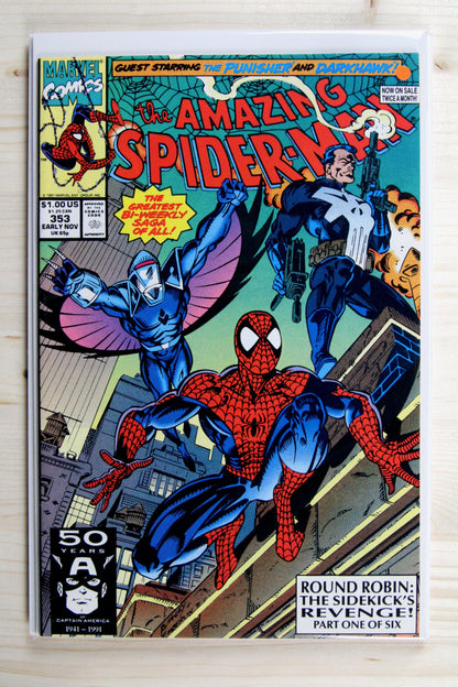 The Amazing Spider-Man #353 – Marvel (1991) 9.4 NM Round Robin