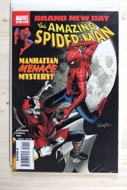 The Amazing Spider-Man #551 – Marvel (2008) 9.4 NM Brand New Day