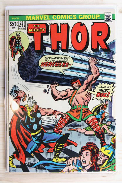Thor #221 – Marvel (1974) 7.5 VF- John Romita cover