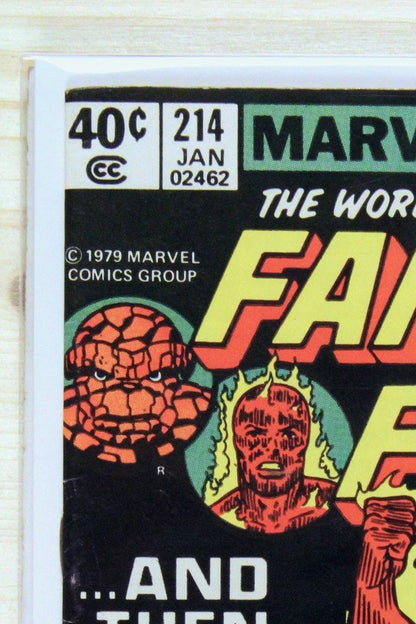 Fantastic Four #214 – Marvel (1980) 6.5 FN+ Joe Sinnott cover | John Byrne art | Newsstand Edition