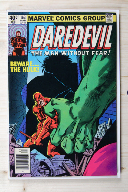 Daredevil #163 – Marvel (1980) 7.5 VF- Frank Miller art | Klaus Janson