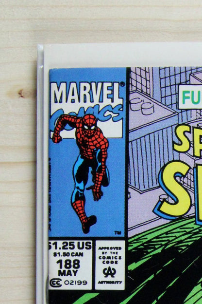 The Spectacular Spider-Man #188 – Marvel (1992) 9.2 NM- Newsstand