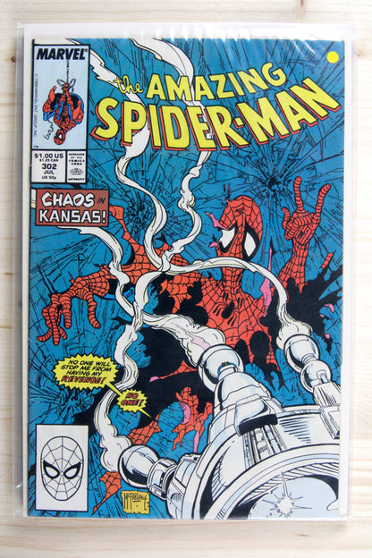 The Amazing Spider-Man #302 – Marvel (1988) 8.0 VF Todd McFarlane art
