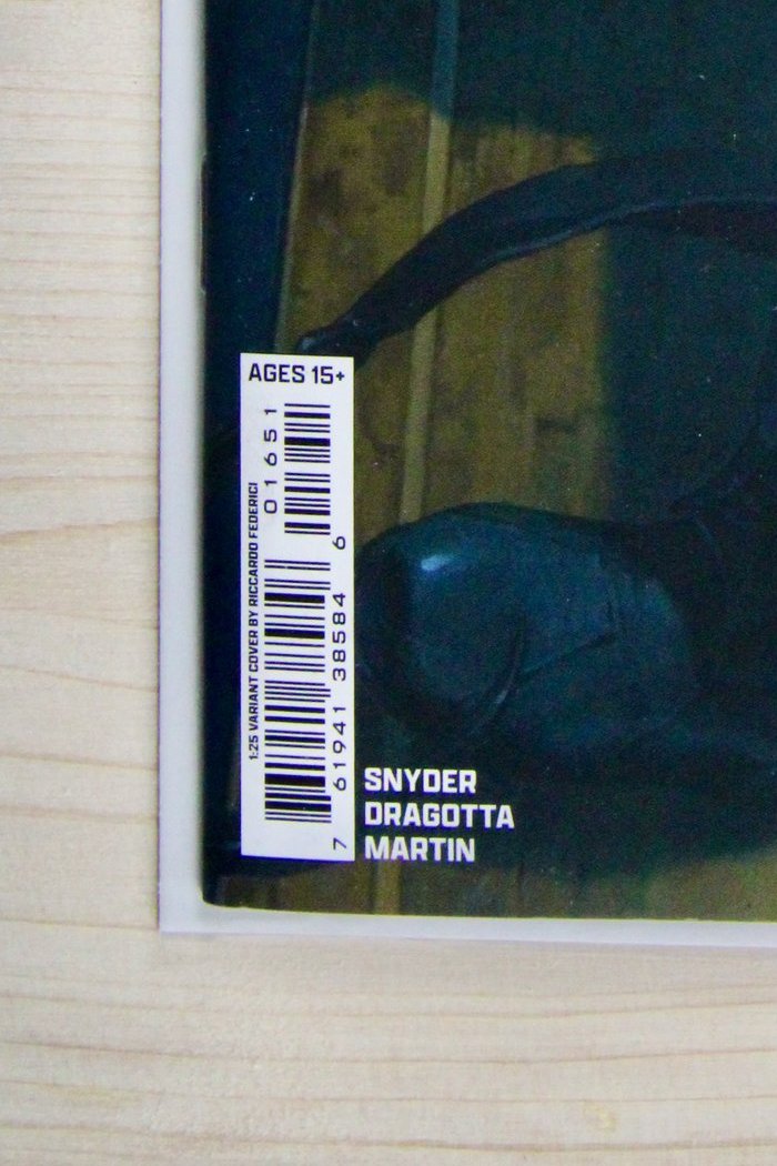 Absolute Batman #16 – DC (2026) 8.5 VF+ Scott Snyder story 1:25 Incentive Cover