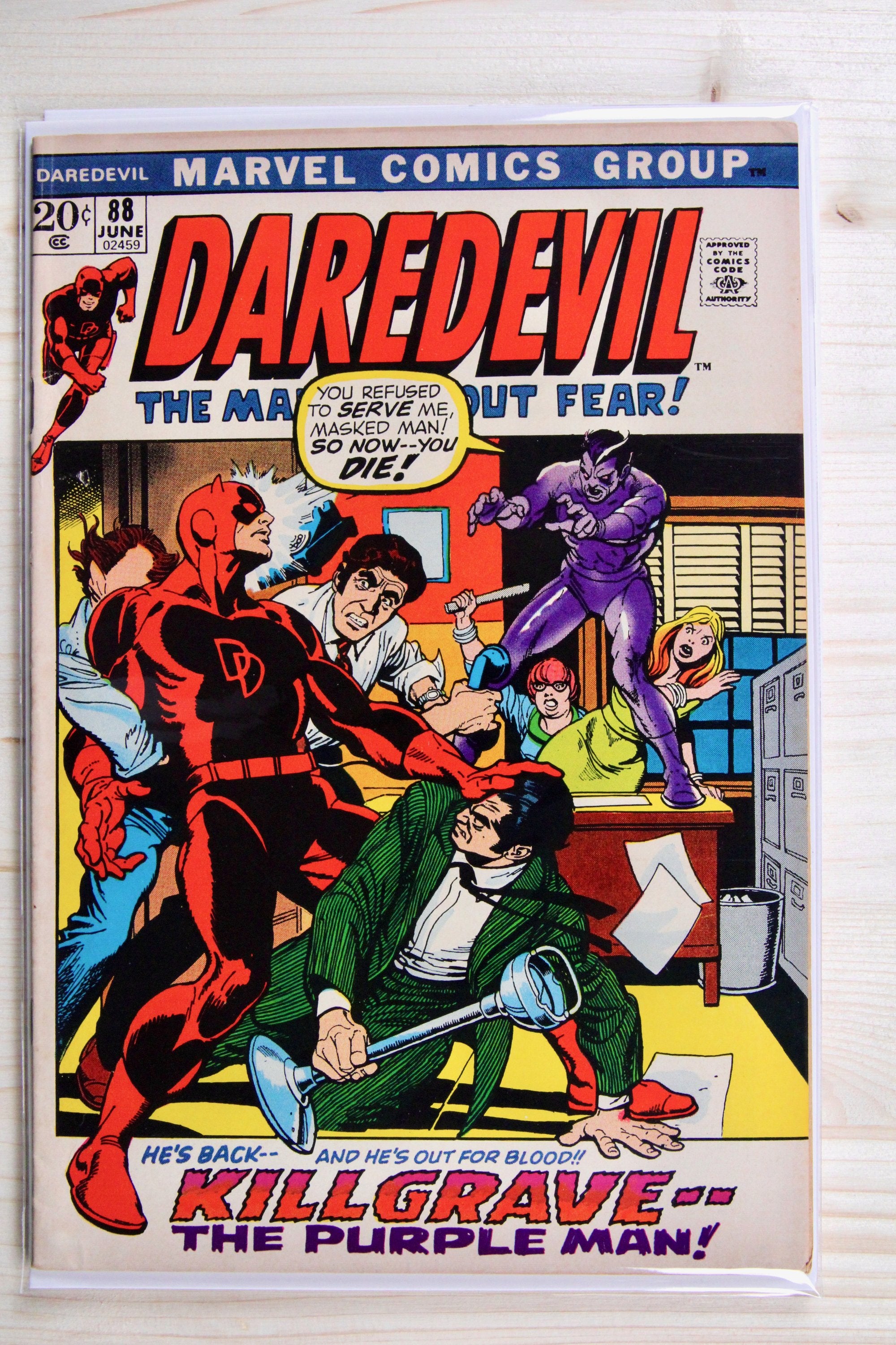 Daredevil #88 – Marvel (1972) 5.0 VG/FN Stan Lee