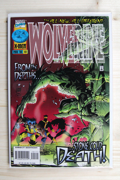 Wolverine #101 – Marvel (1996) 9.2 NM- "The Uncanny X-Men/Wolverine" The Helix of an Age Foretold