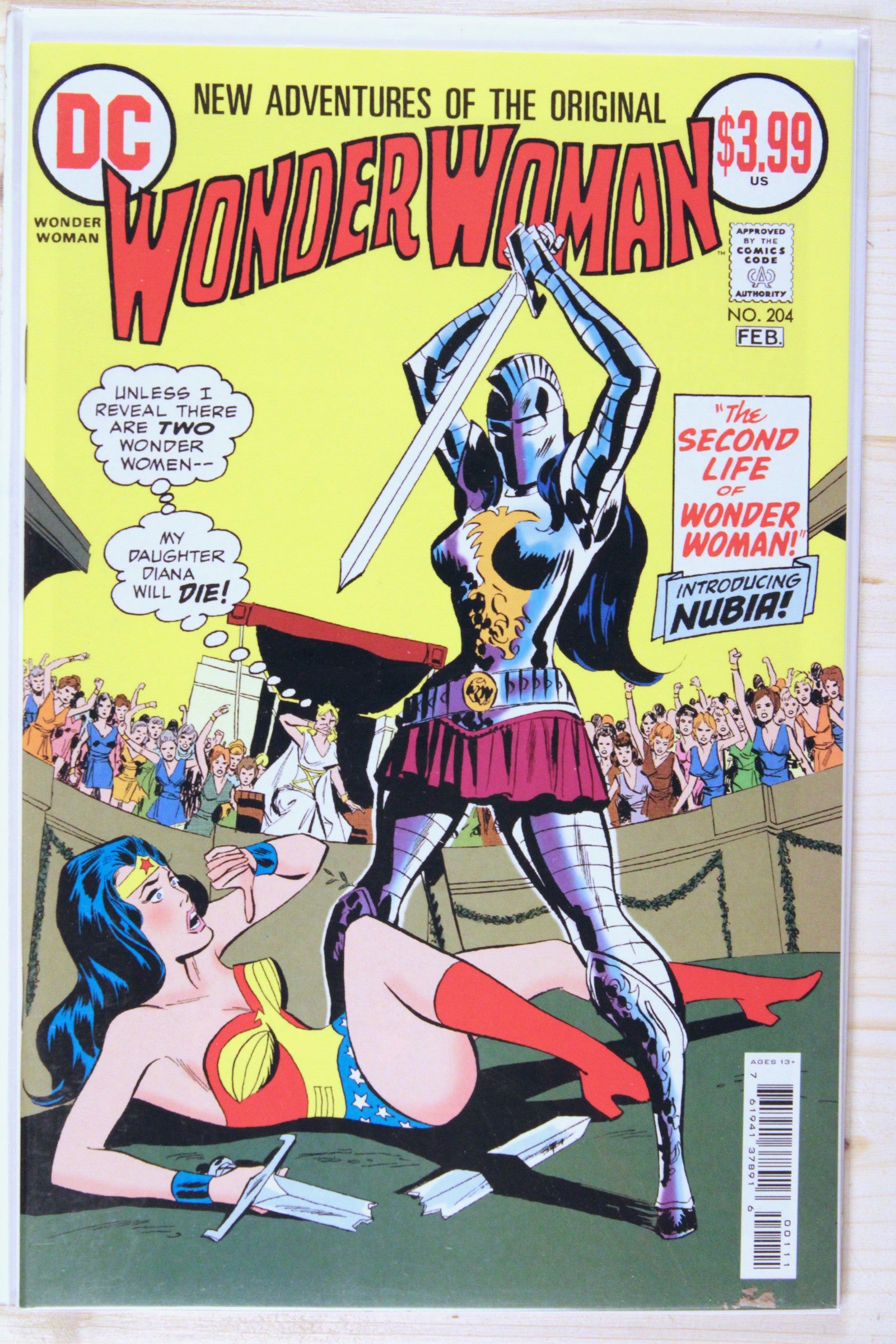 Wonder Woman #204 – DC (1973) 9.6 NM+ Facsimile 2022