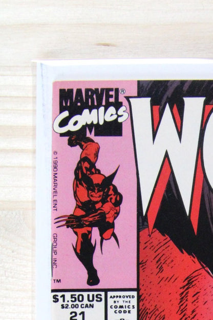 Wolverine #21 – Marvel (1990) 9.0 VF/NM John Byrne art | Klaus Janson