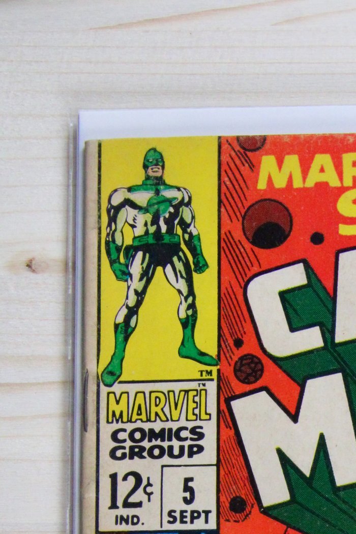 Captain Marvel #5 – Marvel (1968) 7.5 VF- Stan Lee