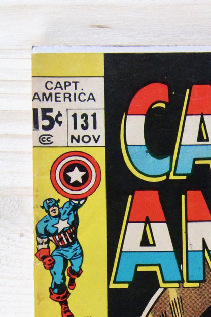 Captain America #131 – Marvel (1970) 7.0 FN/VF Joe Sinnott cover | Stan Lee story